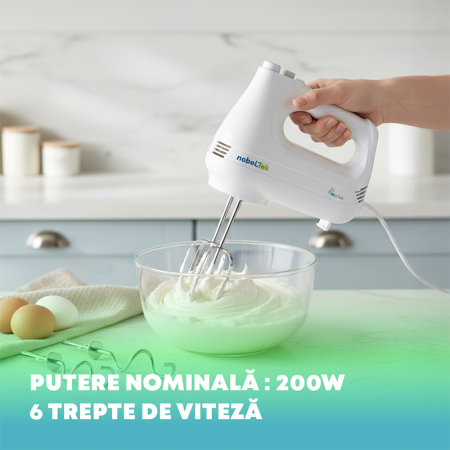 MIXER DE MANA 6 VITEZE 200W NOBELTEK [5]