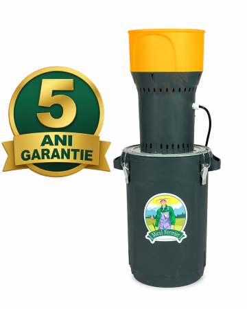 Mori de cereale - Moara electrica 1000W/19000 rpm cu galeata plastic 25L