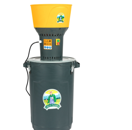 Mori de cereale - Moara electrica 1300W/19000 rpm cu galeata plastic 60L