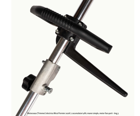 Motocoasa (Trimmer) electrica Micul Fermier 2x20V, 2 acumulatori 4Ah, maner simplu, motor fara perii [2]