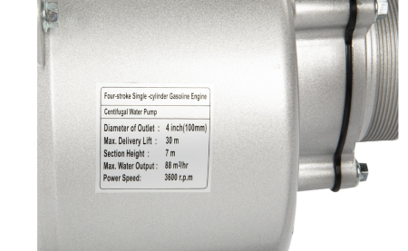 Motopompa Micul Fermier 13cp 389cc, benzina 4t, racord 4", debit 80000l/h [3]