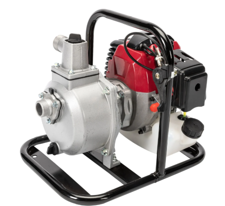 Pompe - Motopompa Micul Fermier 2cp 42.7cc, benzina 2t, racord 1", debit 8000l/h