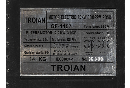 Motor electric Micul Fermier 2.2KW, 3000 rpm, carcasa fonta [3]