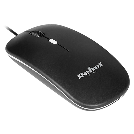 Mouse - MOUSE CU FIR 1200 DPI WDM210 REBEL