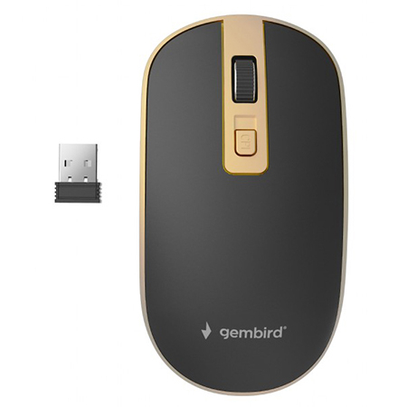 Mouse - MOUSE WIRELESS 1600DPI USB GEMBIRD