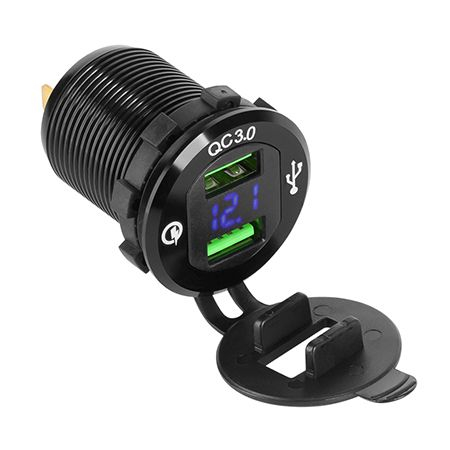 Alimentare - MUFA MONTAJ AUTO INCARCARE 2XUSB QUICK CHARGE