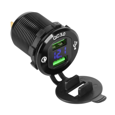 MUFA MONTAJ AUTO INCARCARE 2XUSB QUICK CHARGE [1]