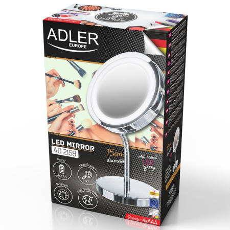 OGLINDA MAKE-UP CU LED AD 2159 ADLER [4]