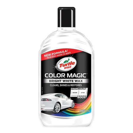 ULEIURI, LICHIDE SI CHIMICE - PASTA POLISH 3 IN 1 TURTLE WAX COLOR MAGIC BRIGHT WHITE WAX, 500ML