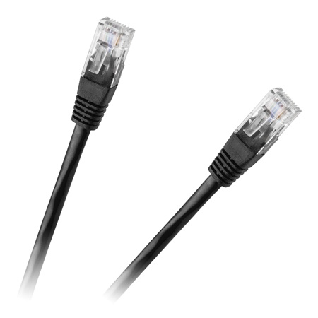 Patchcord - PATCHCORD UTP CAT 6E CCA NEGRU 0.5M