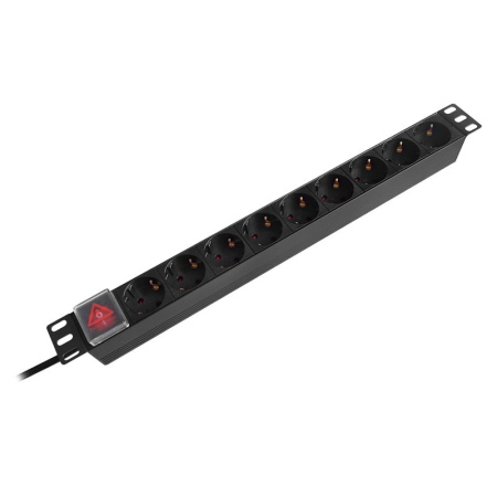 PDU RACK 19 INCH 9 PRIZE SWITCH 16A 2M EMTEX [1]