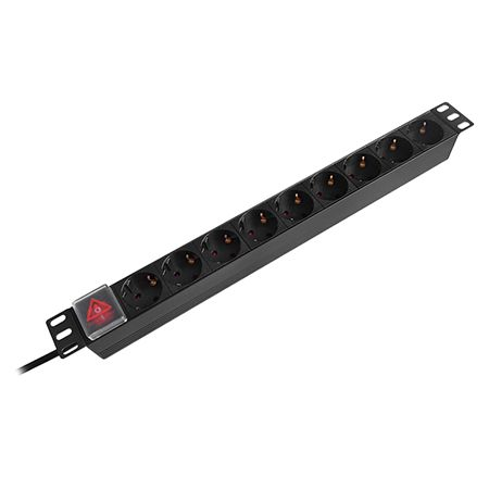 Electrice, surse de energie și Iluminat - PDU RACK 19 INCH 9 PRIZE SWITCH 16A 2M EMTEX