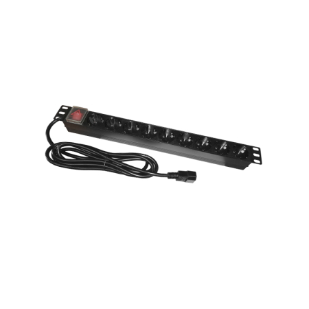 PDU RACK 19 INCH 9 PRIZE SWITCH 16A 3M EMTEX [1]