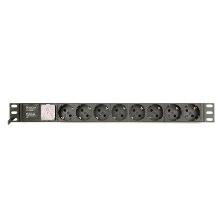 Electrice, surse de energie și Iluminat - PDU RACK 1U 8 PRIZE 3680W 3M GEMBIRD