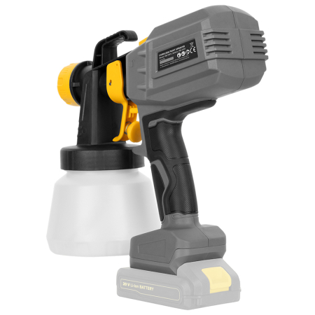 PISTOL VOPSIT 20V FARA ACUMULATOR REBEL [2]