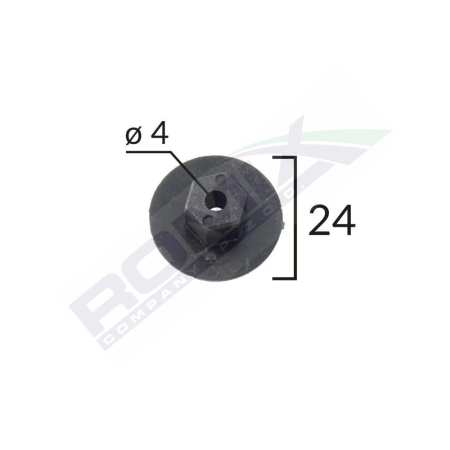 PIULITA MULTIPLE UTILIZARI PENTRU BMW/CITROEN/MERCEDES/VW/SEAT 4X24MM - NEGRU SET 10 BUC [1]