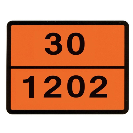 SISTEME DE AVERTIZARE - PLACA ADR 30-1202 30X40 CM DIESEL HICO