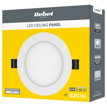 PLAFONIERA LED 6W 230V 4000K REBEL [3]