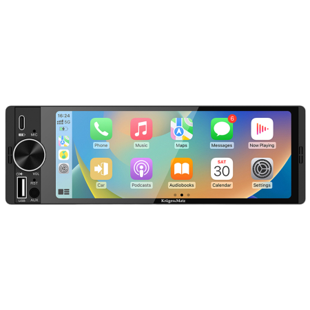 PLAYER AUTO 1 DIN 4X60W CARPLAY ANDROIDAUTO KRUGER&MATZ [1]