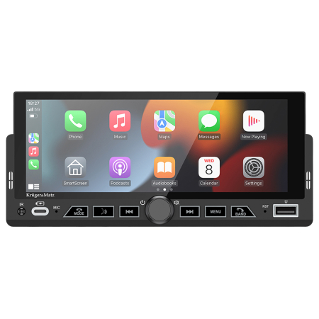 PLAYER AUTO 1 DIN 4X60W CARPLAY ANDROIDAUTO KRUGER&MATZ [1]