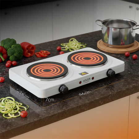 PLITA ELECTRICA DUBLA 2500W ADLER [3]