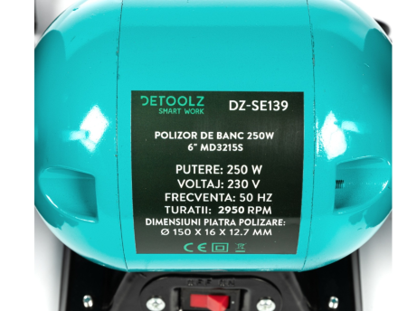 Polizor de banc 250W 6" MD3215S [1]