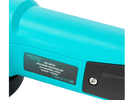Polizor unghiular 1200W 125mm cu maner lung DZ [4]
