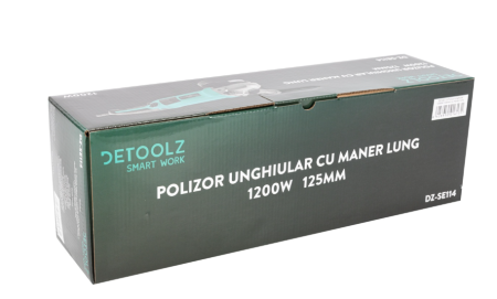 Polizor unghiular 1200W 125mm cu maner lung DZ [1]