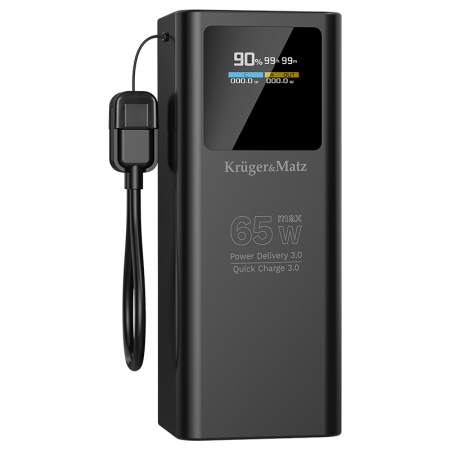 POWER BANK 20000 MAH LI-ION 65W QC PD KRUGER&MATZ [3]