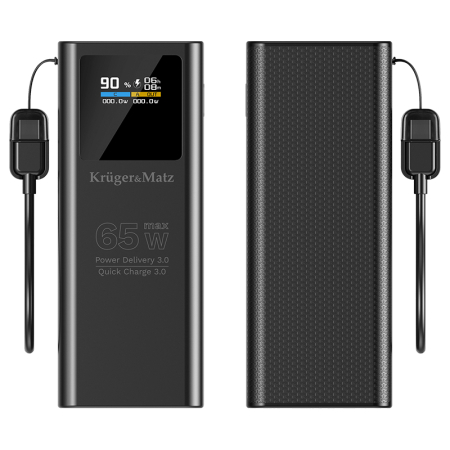 POWER BANK 20000 MAH LI-ION 65W QC PD KRUGER&MATZ [4]