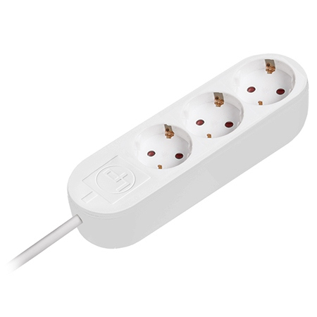 Electrice, surse de energie și Iluminat - PRELUNGITOR 3X1.0MM 3PRIZE 2.0M