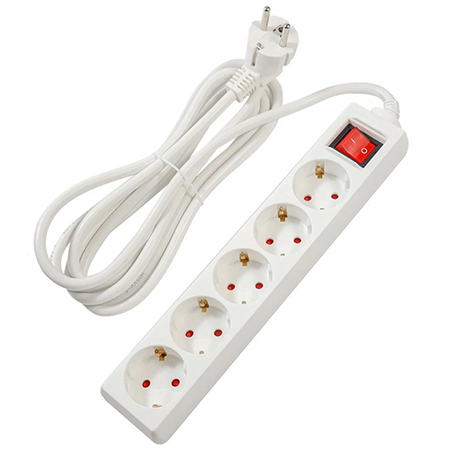 Electrice, surse de energie și Iluminat - PRELUNGITOR 3X1.5MM 5 PRIZE 3M INTRERUPATOR SPACER