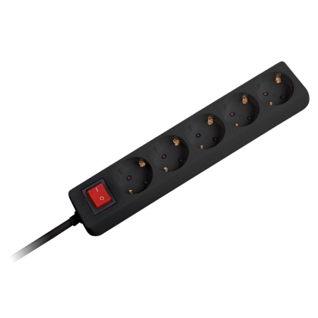PRELUNGITOR 3X1.5MM 5 PRIZE 5M INTRERUPATOR NEGRU [1]