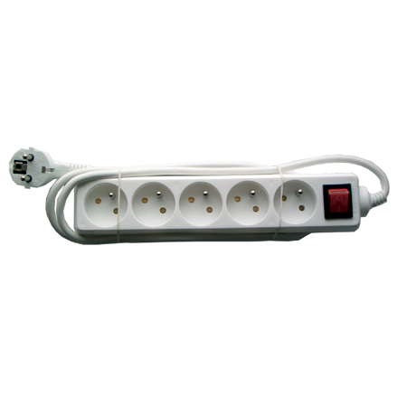 Articole auto - PRELUNGITOR 5 PRIZE CU INTRERUPATOR 3X1.0MM 1.5M REBEL