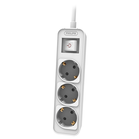 Prelungitoare - PRELUNGITOR CU INTRERUPATOR 3 CAI 1.5M PHILIPS