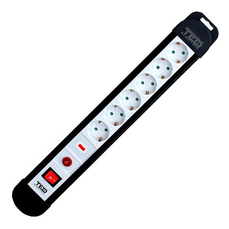 Prelungitoare - PRELUNGITOR PROTECTIE 3X1.5MM2 6 PRIZE 3M