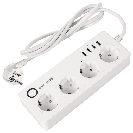 PRELUNGITOR SMART 4 PRIZE SCHUKO 4 USB CONNECT P6 TUYA [4]