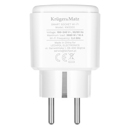 PRIZA SMART WIFI CONNECT P4 TUYA KRUGER&MATZ [5]