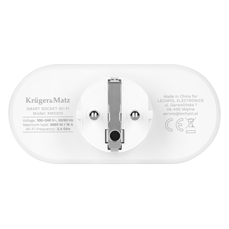 PRIZA SMART WIFI CONNECT P5 TUYA KRUGER&MATZ [7]