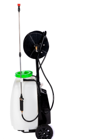 Pulverizator cu acumulator Micul Fermier, volum 40 litri, cu roti [1]