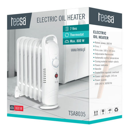 RADIATOR ULEI 7 ELEMENTI 800W TEESA [4]
