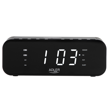 RADIO CU CEAS INCARCARE WIRELESS AD 1192 NEGRU ADLER [3]