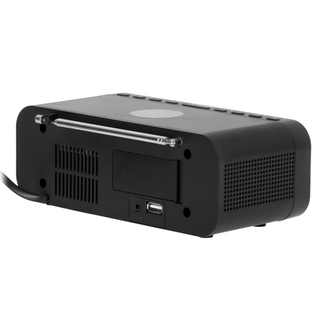 RADIO CU CEAS INCARCARE WIRELESS AD 1192 NEGRU ADLER [5]