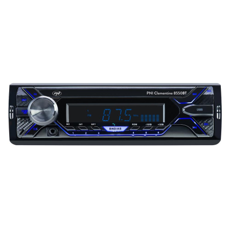 RADIO MP3 PLAYER AUTO PNI CLEMENTINE 8550BT, FATA DETASABILA, 4X45W, 12V, 1 DIN, CU SD, USB, AUX, RCA [2]