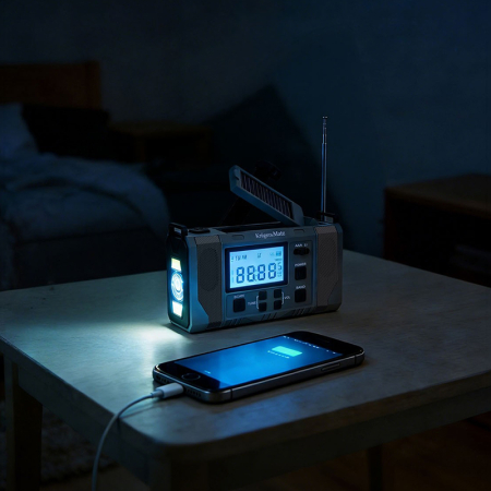 RADIO MULTIFUNCTIONAL SOLAR 10000MAH KRUGER&MA [3]