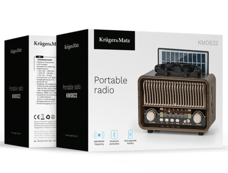RADIO PORTABIL ANALOG INCARCARE SOLARA KRUGER&MATZ [3]