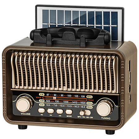 TV, Electronice & Foto - RADIO PORTABIL ANALOG INCARCARE SOLARA KRUGER&MATZ