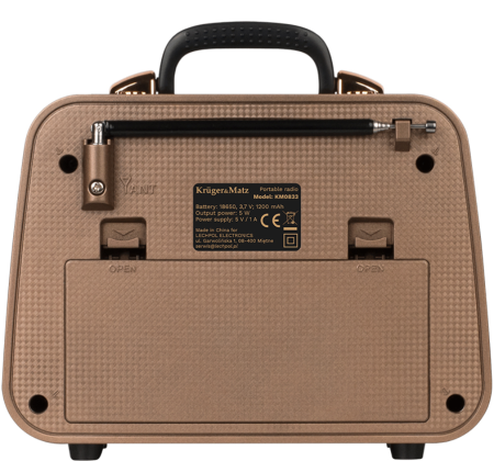 RADIO PORTABIL ANALOG KRUGER&MATZ [2]