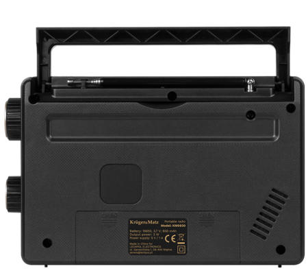 Radio portabil analog Kruger&Matz KM0830 – recepție FM/AM, design compact, autonomie excelentă [2]