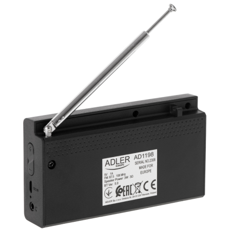 RADIO PORTABIL CU CEAS AD 1198 ADLER [9]
